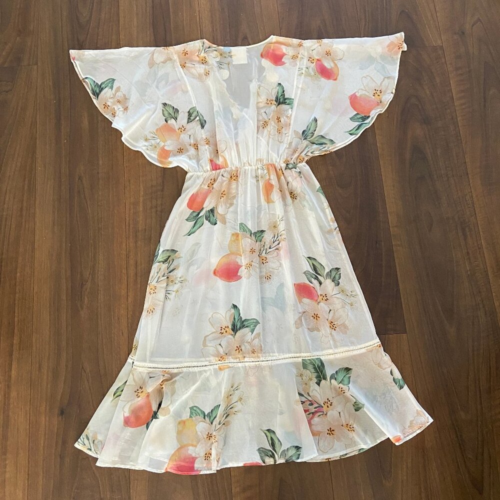 FARM Rio Anthropologie Floral Eloisa Dress - Size M - Picture 5 of 6